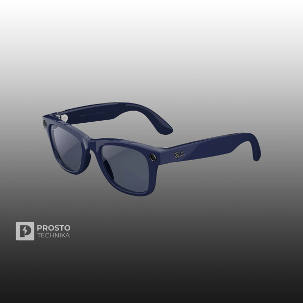 Ray-Ban Wayfarer (Gen 2) Глянцевый синий с Прозрачно-Синими Линзами (Shiny Cosmic Blue/Clear to Sapphire Transitions)